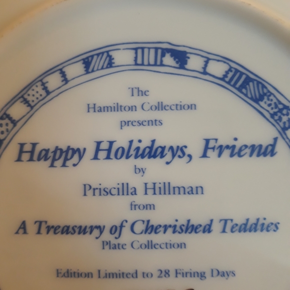 Vintage Collectors Teddy Bear Plate - Picture 5 of 7